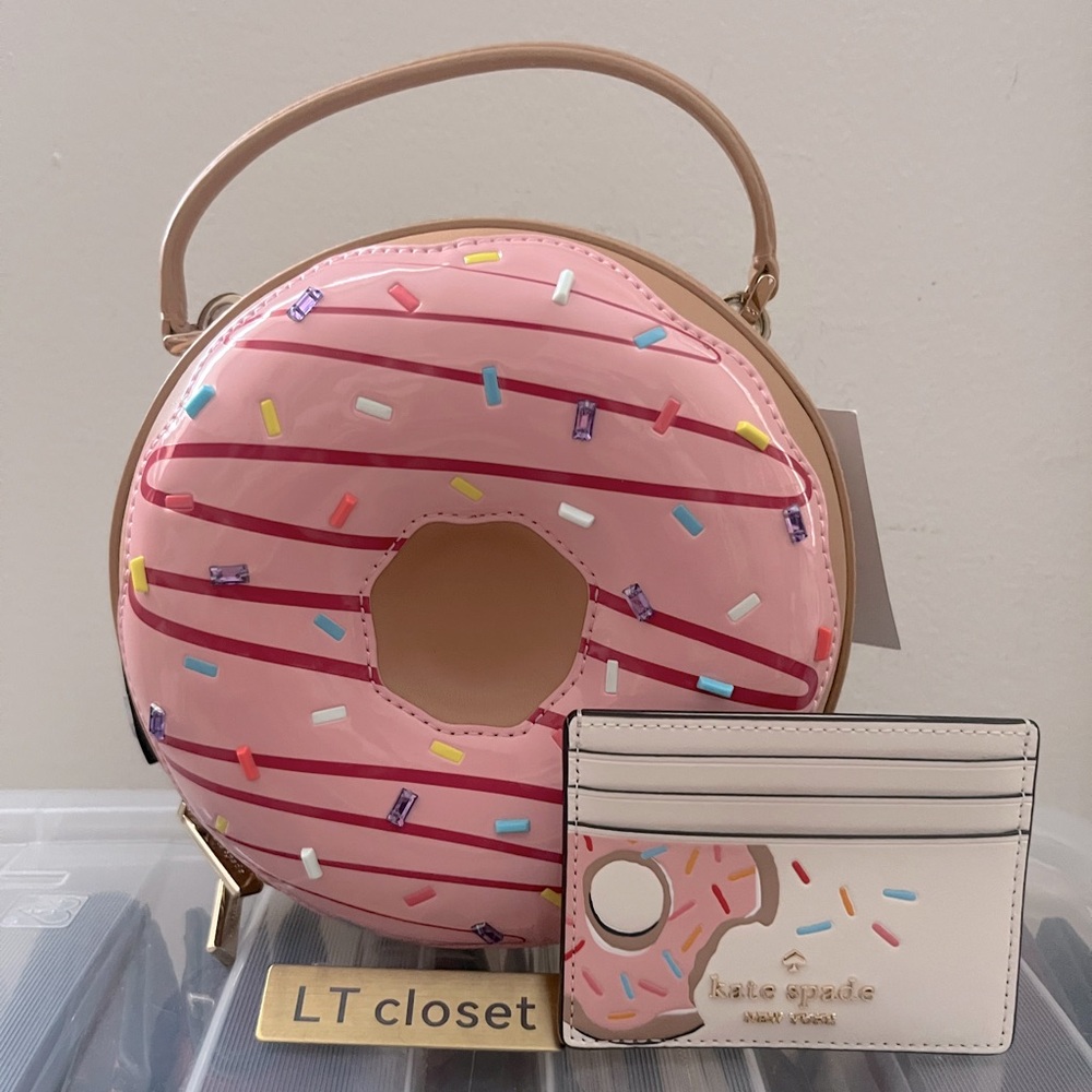 ♠️New Kate Spade 3D Donut Crossbody Set